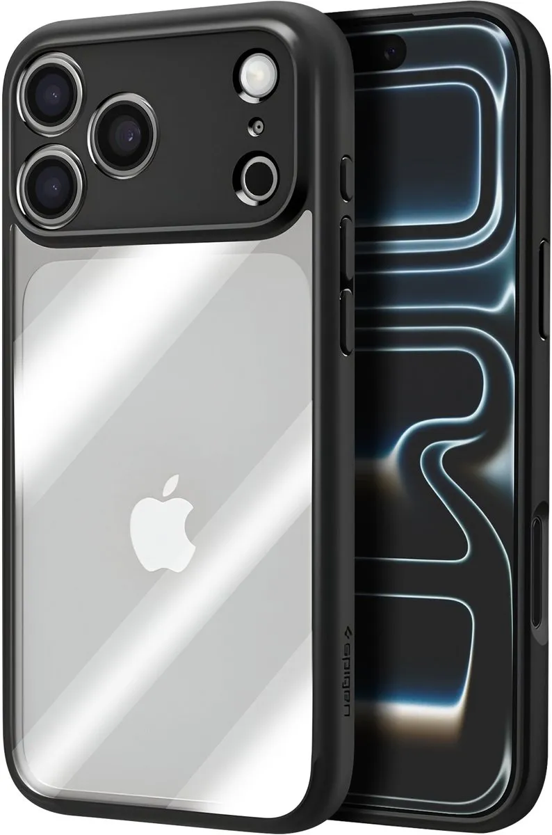 Spigen Ultra Hybride Hoesje iPhone 17 Pro Max - Zwart