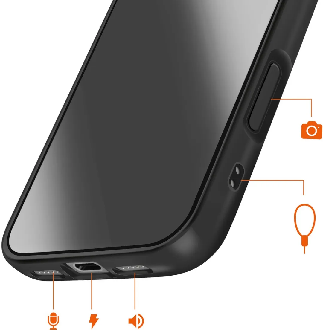 Spigen Ultra Hybride Hoesje iPhone 17 Pro Max - Zwart - afbeelding 6 van 6
