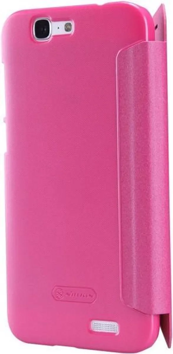 Nillkin Leather Case Huawei Ascend G7 Sparkle Series - Roze - afbeelding 3 van 5
