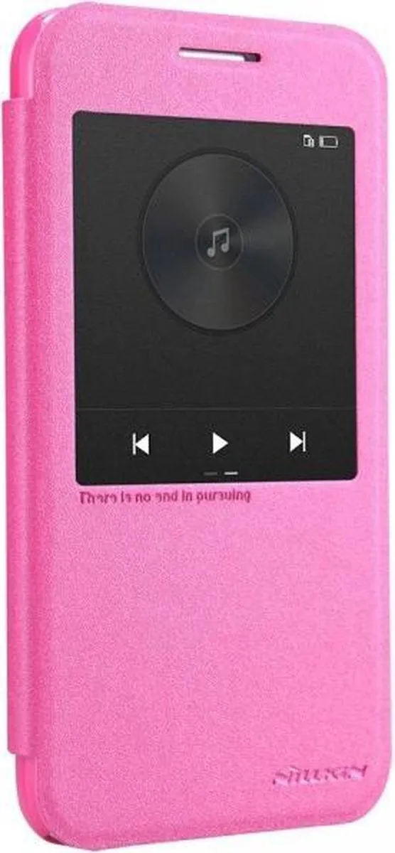 Nillkin Leather Case Huawei Ascend G7 Sparkle Series - Roze - afbeelding 4 van 5