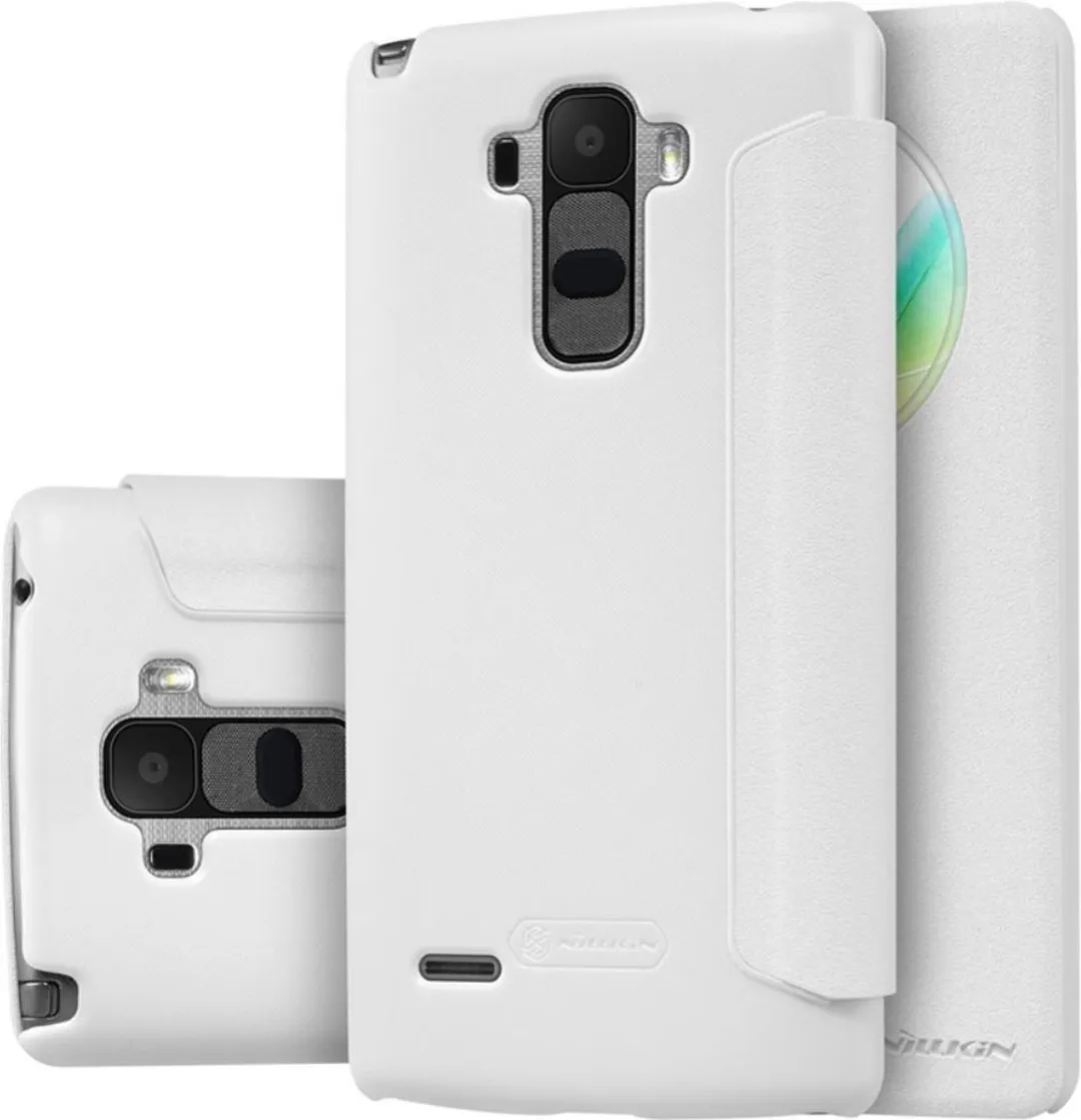 Nillkin Leather Case Sparkle Series voor LG G4 Stylus - Wit - afbeelding 5 van 5