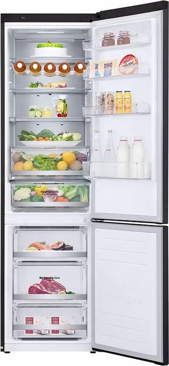 LG GBB92MCAXP Koel-vriescombinatie - 419L - Mat Zwart
