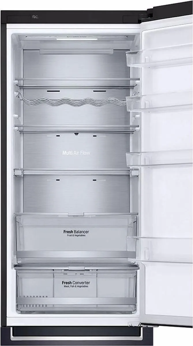 LG GBB92MCAXP Koel-vriescombinatie - 419L - Mat Zwart