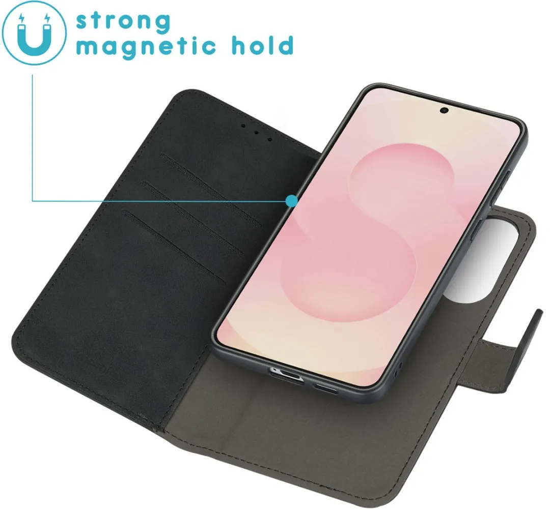 Imoshion Hoesje Samsung Galaxy S25 Edge - 2-in-1 Bookcase Zwart