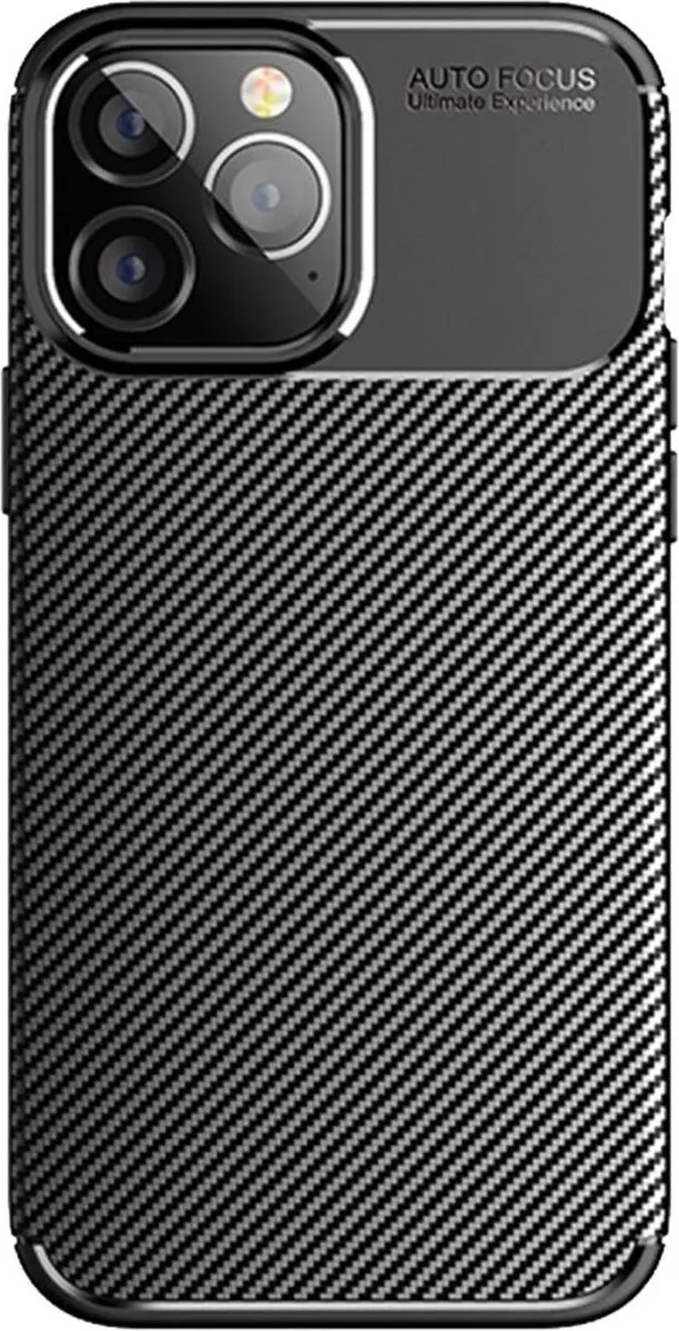 Just in Case Cazy iPhone 14 Pro Hoesje - Rugged TPU - Zwart