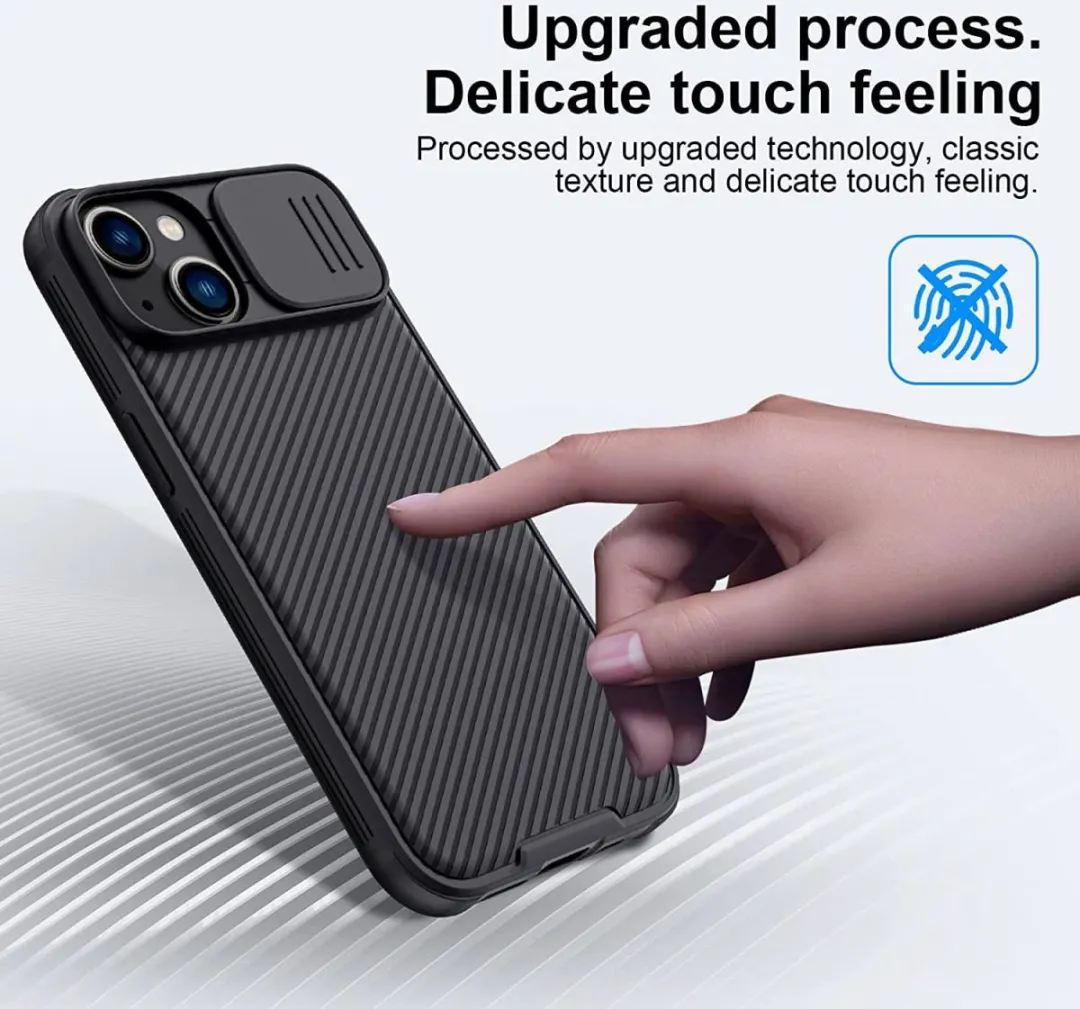 Nillkin CamShield Pro iPhone 14 Plus Hoesje - Zwart