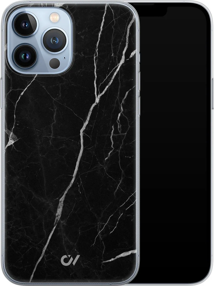 Casevibes Hoesje iPhone 13 Pro Max A/13PM/UV/012 - Marble Noir