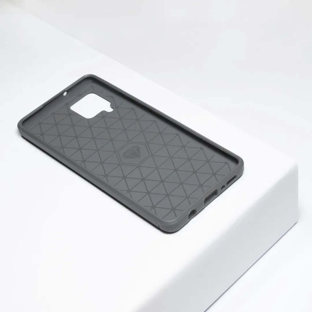 BMAX Carbon Soft Case Samsung Galaxy A42 - Grijs