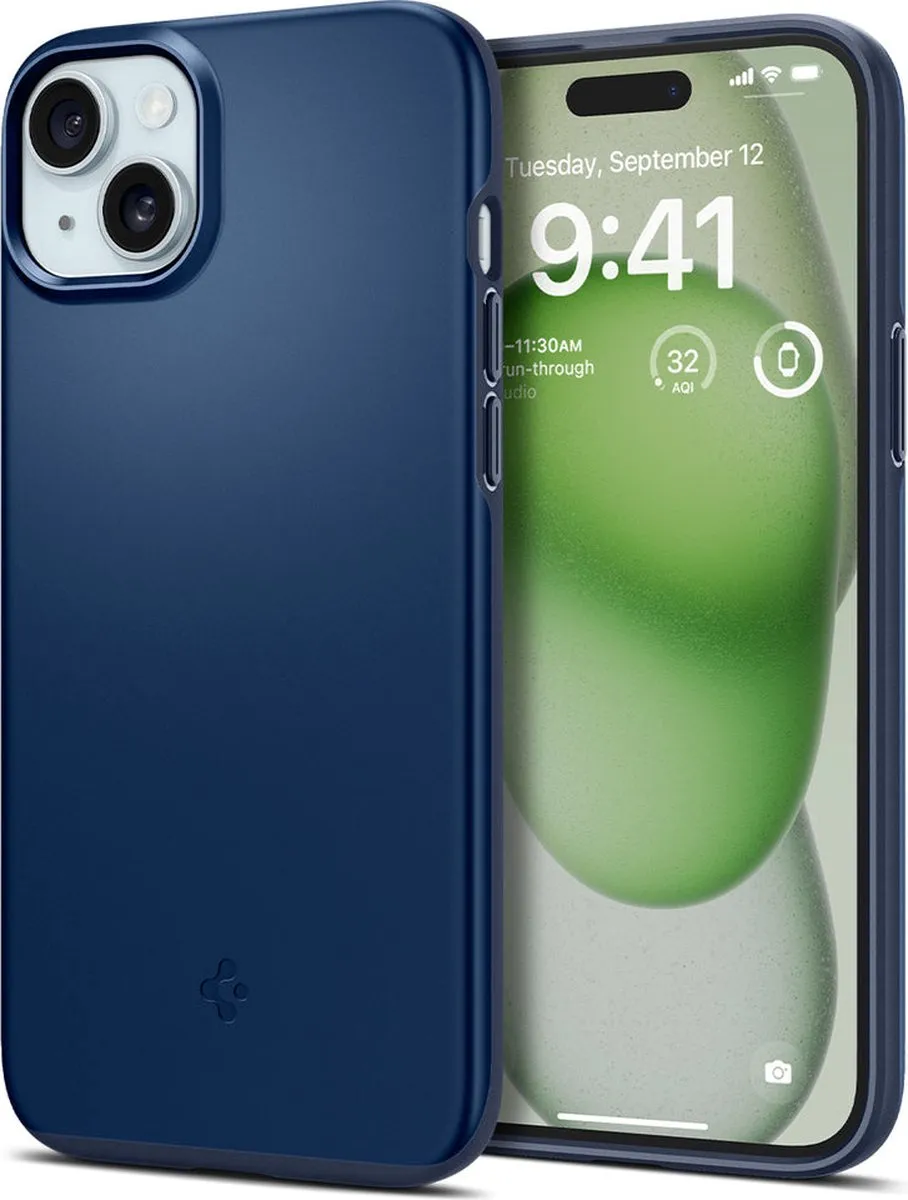 Spigen Thin Fit Hoesje ACS06640 - Blauw