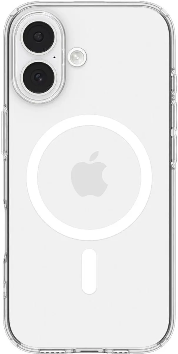 Spigen Liquid Crystal MagSafe Hoesje iPhone 17 - Transparant - 1 Pasje - Zwart
