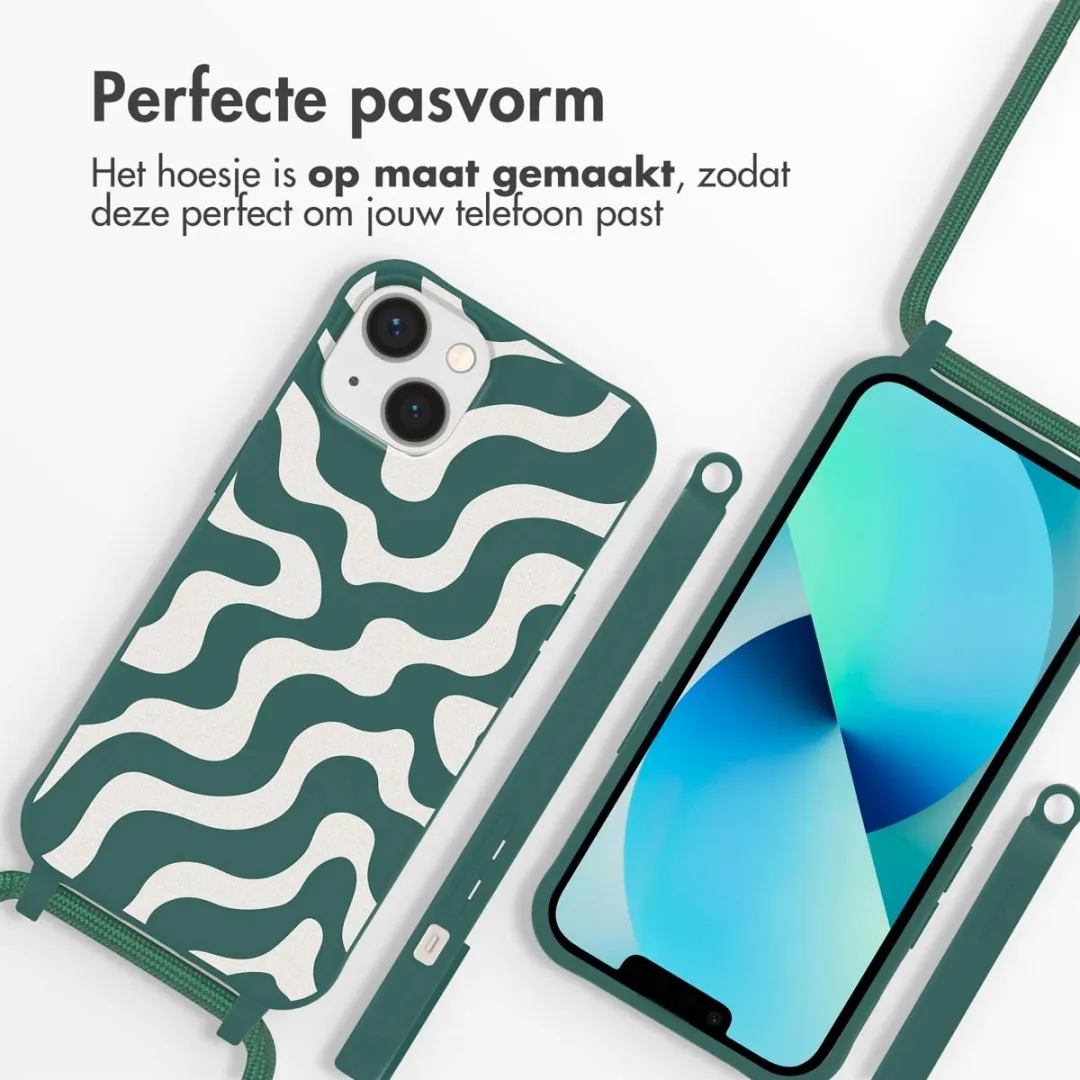 Imoshion Hoesje iPhone 13 Petrol Green Groovy