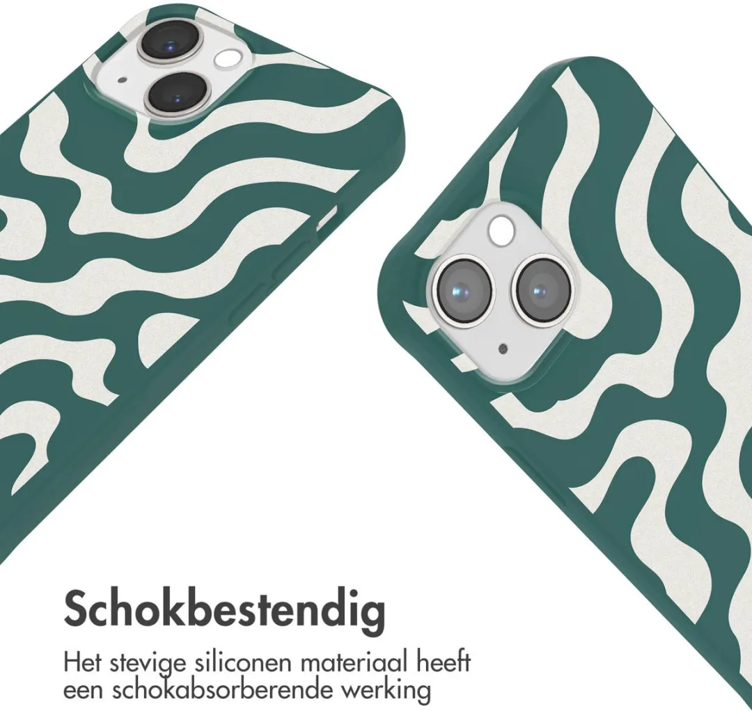 Imoshion Hoesje iPhone 13 Petrol Green Groovy