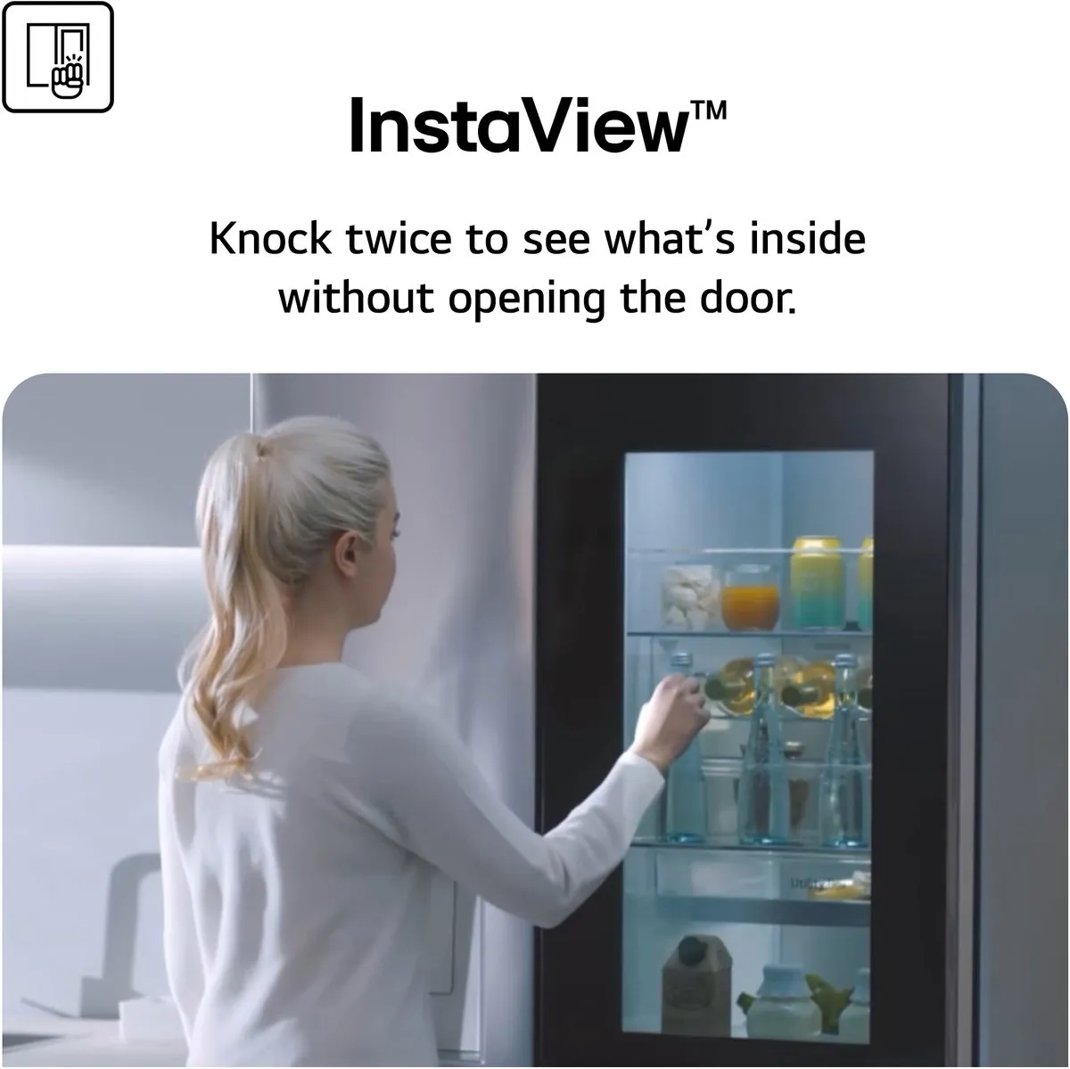 LG InstaView GSXE90EVDD Vrijstaande Koelkast 628L - Zwart