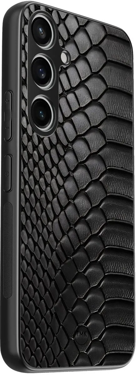 Casevibes Hoesje Samsung Galaxy A15 S/A15/B/013 - Zwart - Slangenprint