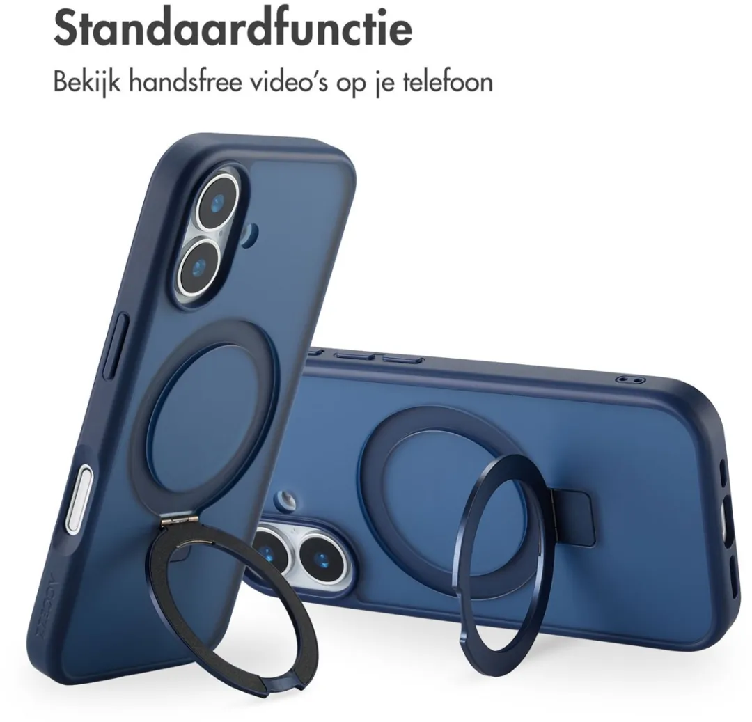 Accezz iPhone 17 MagSafe Hoesje - Blauw