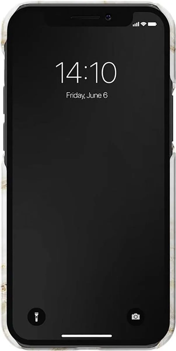 iDeal of Sweden iPhone 12 Mini Hoesje - Golden Pearl Marble - afbeelding 5 van 6