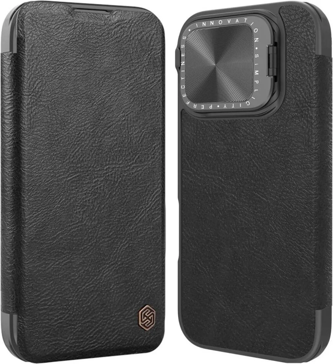 Nillkin Qin Prop Leather Case iPhone 16 Pro Max