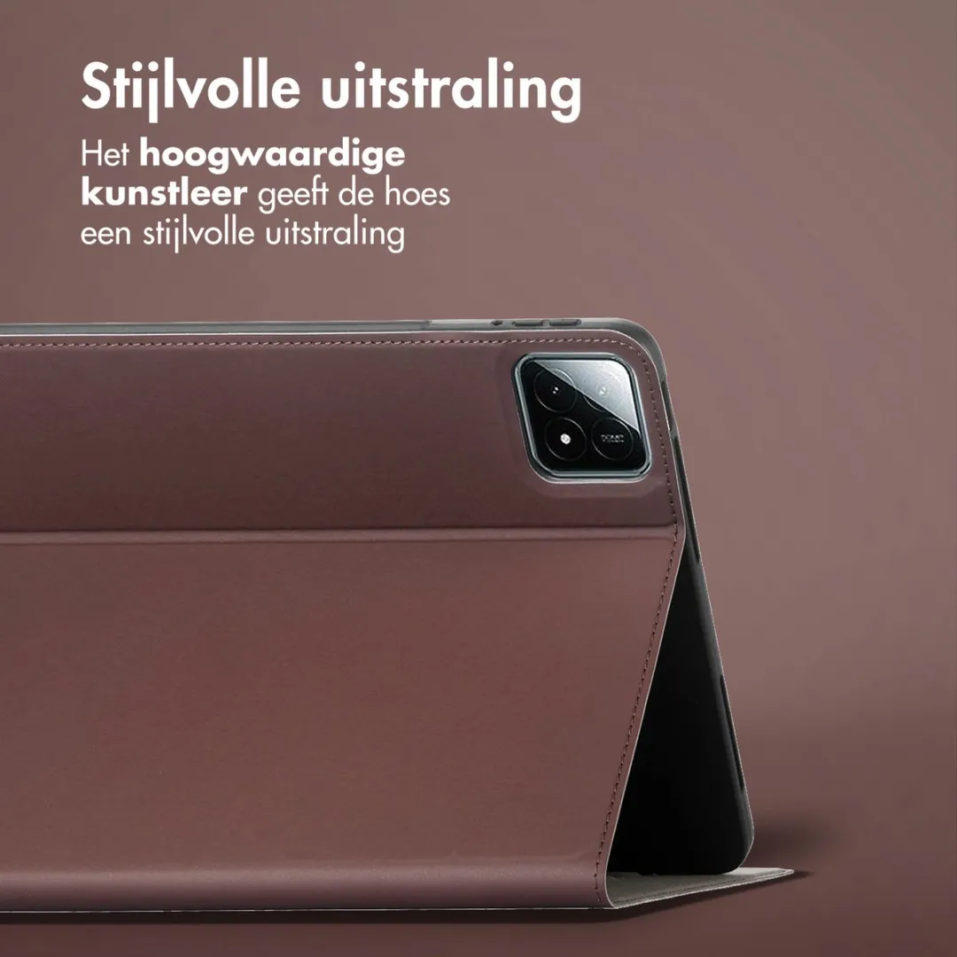 Accezz Tablethoes Xiaomi Pad 6S Pro SH00074541 - Bruin - afbeelding 2 van 6