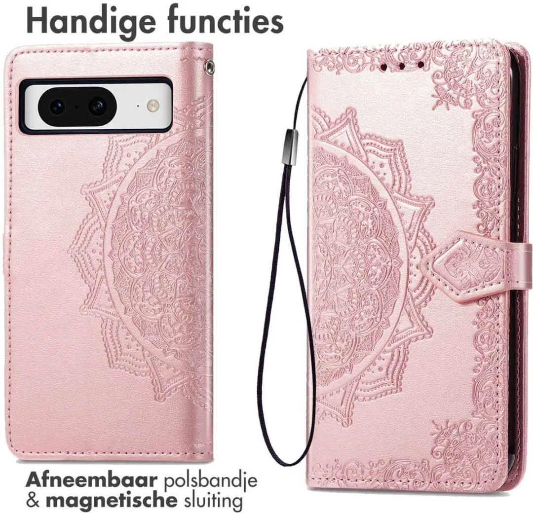 Imoshion Hoesje Google Pixel 8 - Rosé Goud - 3 Pasjes