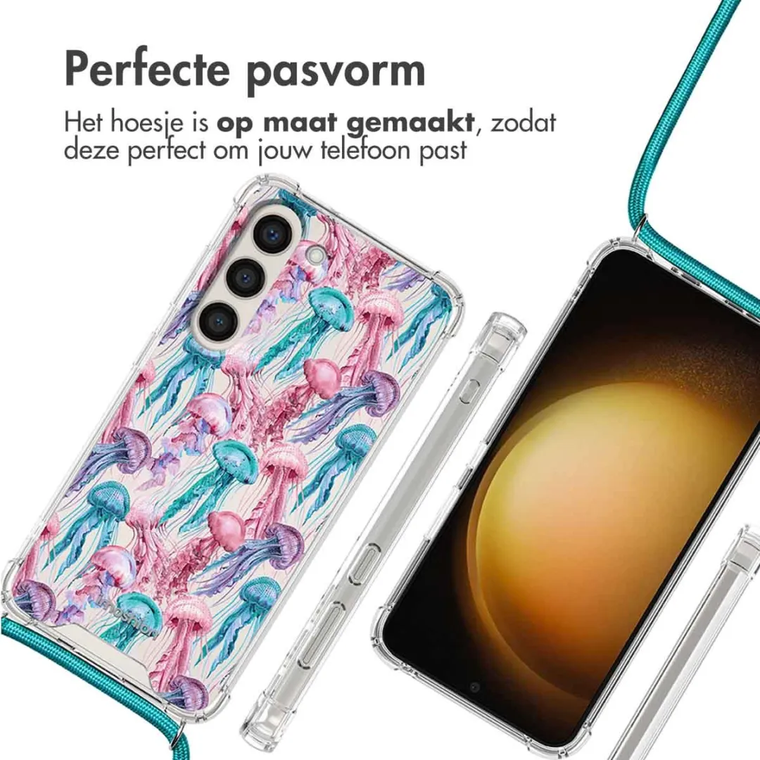 Imoshion Galaxy S23 Plus Hoesje - Jellyfish Watercolor