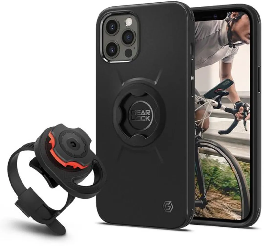 Spigen Gearlock Bike Mount Case ACS01587 - iPhone 12 Pro Max - Zwart