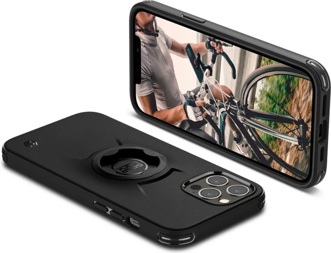 Spigen Gearlock Bike Mount Case ACS01587 - iPhone 12 Pro Max - Zwart - afbeelding 6 van 6