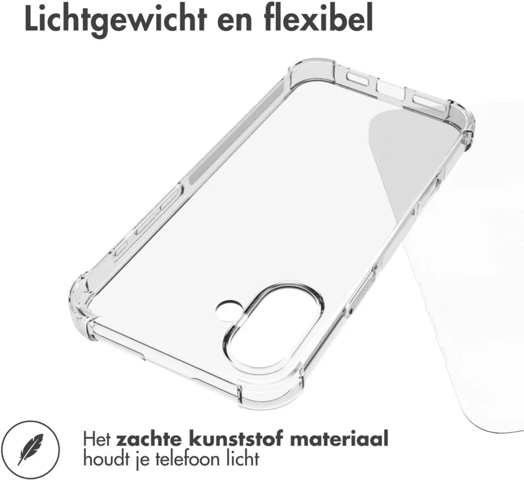 imoshion Hoesje iPhone 16 Plus Transparant