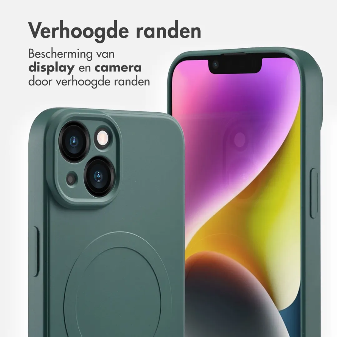 Imoshion Hoesje iPhone 14 Donkergroen - MagSafe