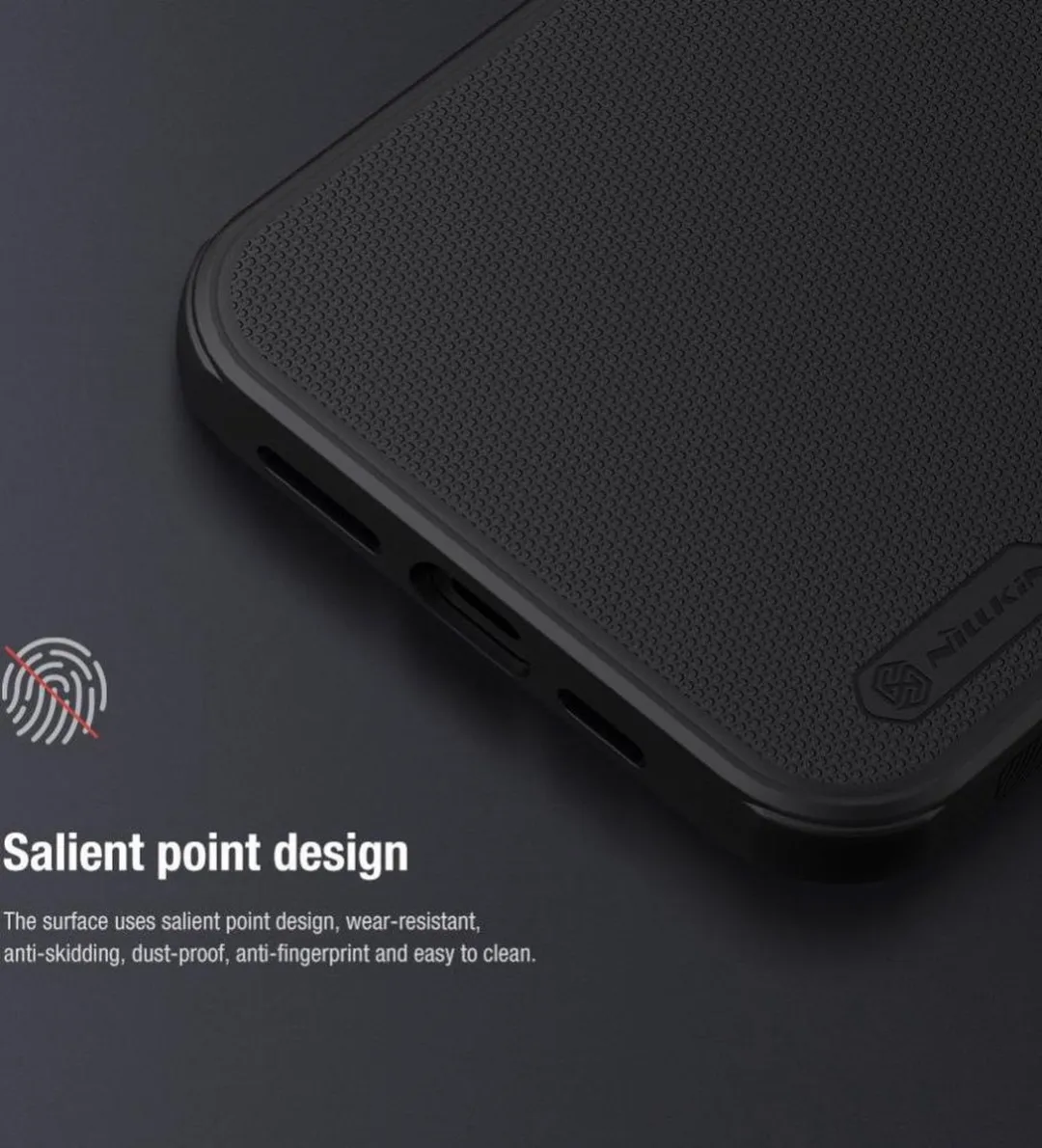Nillkin Super Frosted Shield iPhone 13 Pro - Blauw - afbeelding 4 van 6