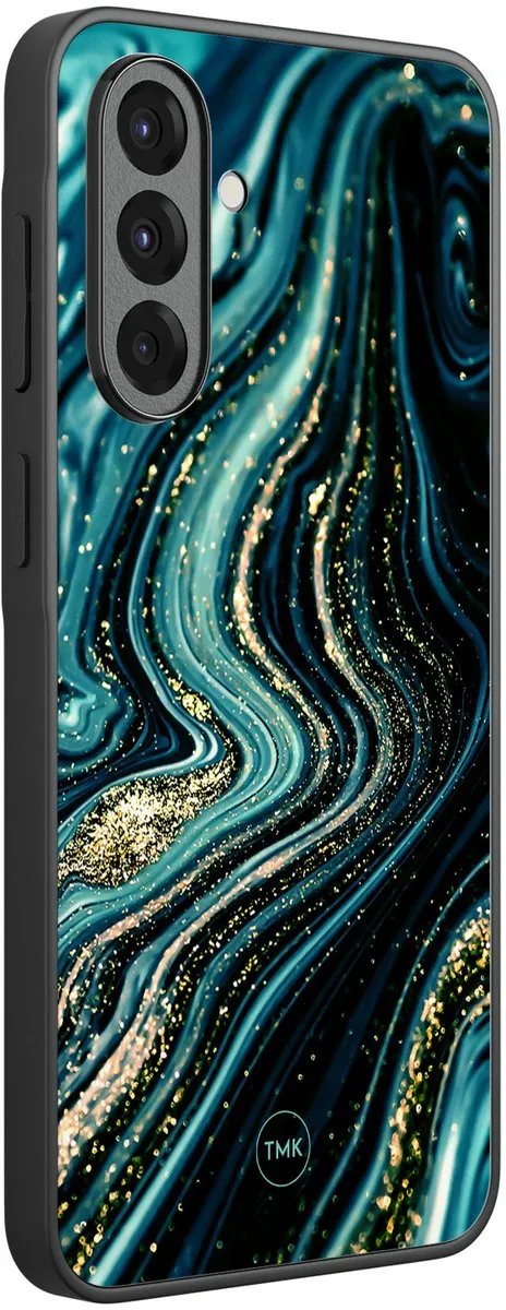 Casevibes Galaxy A36 Hoesje - Blauw Marmer - S/A36/B/024
