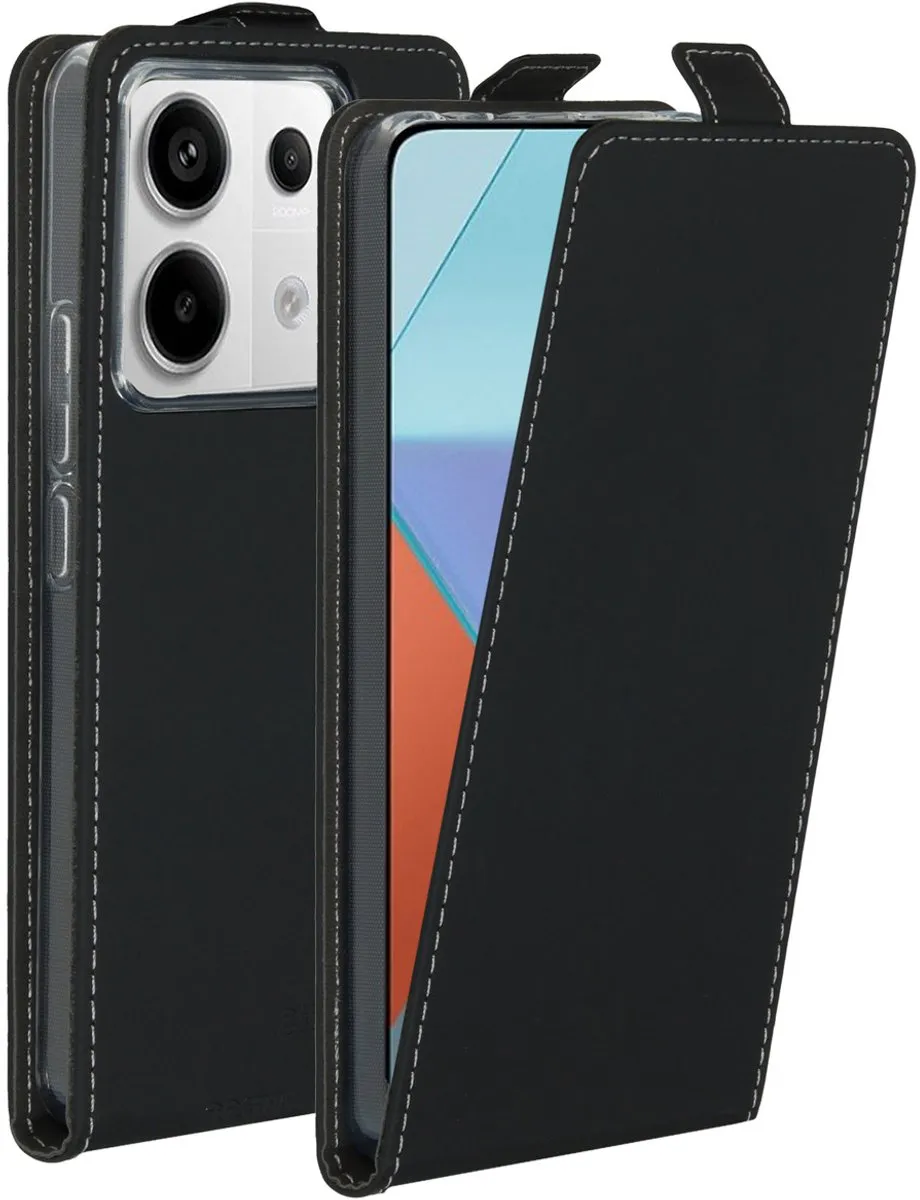 Accezz Hoesje Xiaomi Redmi Note 13 Pro/Poco X6 - Flipcase - Zwart