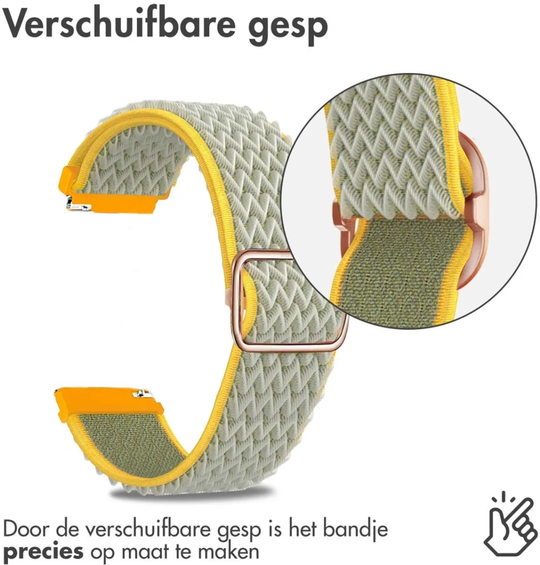 Imoshion Elastisch Nylonbandje 20mm - Smartwatch - Groen