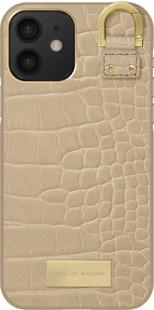 iDeal of Sweden Atelier iPhone 12/12 Pro Hoes - Warm Beige Croco