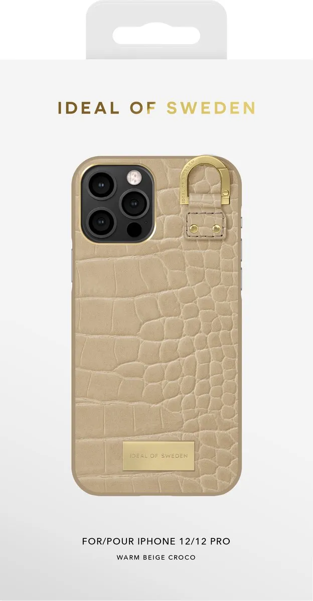 iDeal of Sweden Atelier iPhone 12/12 Pro Hoes - Warm Beige Croco - afbeelding 6 van 6