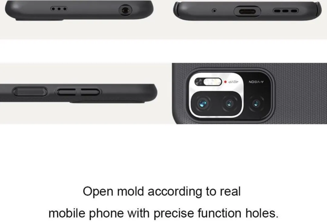 Nillkin - Xiaomi Redmi Note 10 Hoesje - Super Frosted Shield - Back Cover - Wit