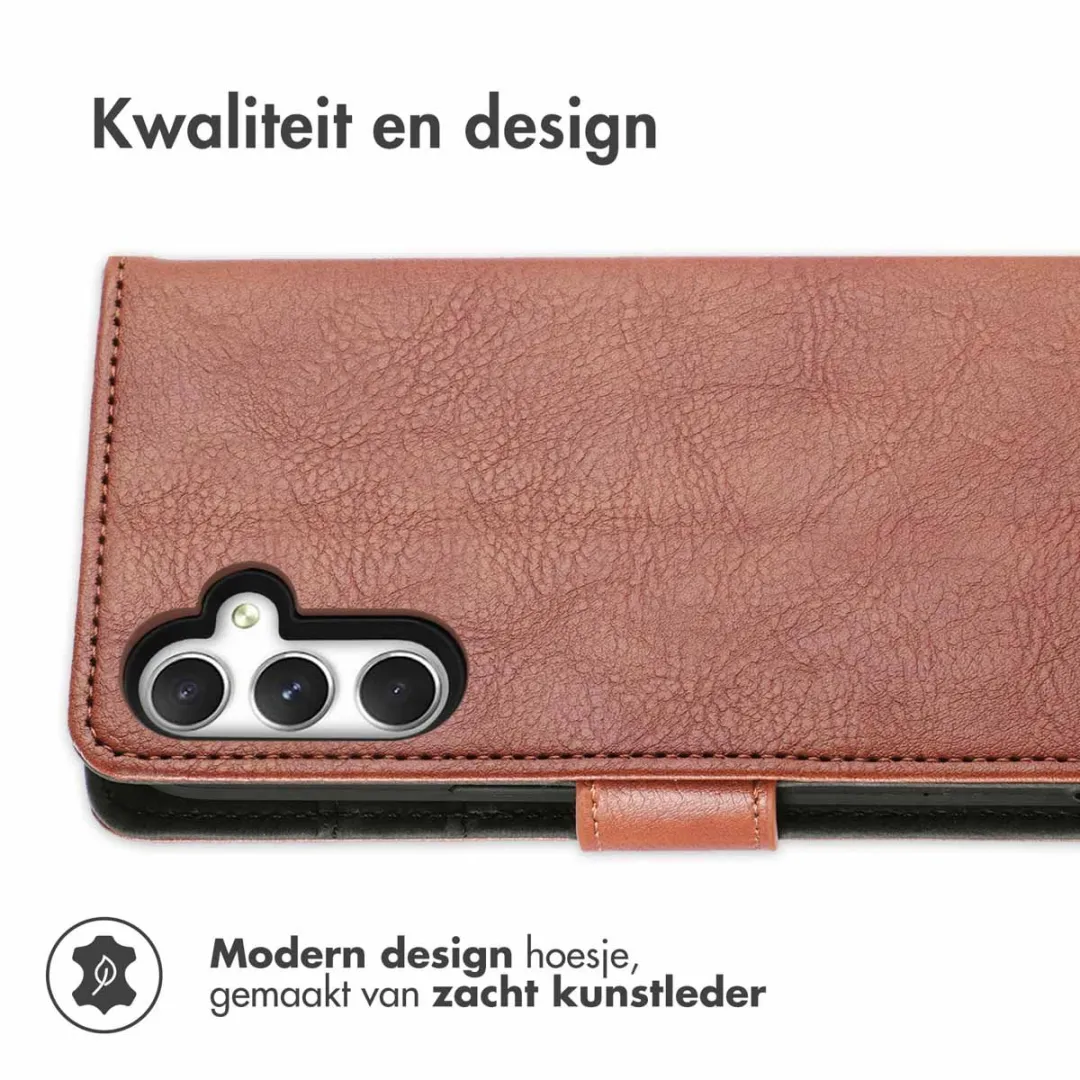Imoshion Hoesje Samsung Galaxy A25 - 3 Pasjes - Bruin