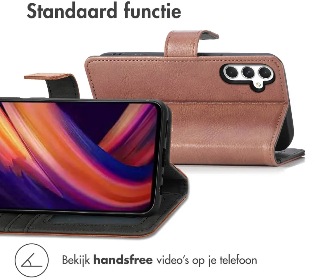 Imoshion Hoesje Samsung Galaxy A25 - 3 Pasjes - Bruin