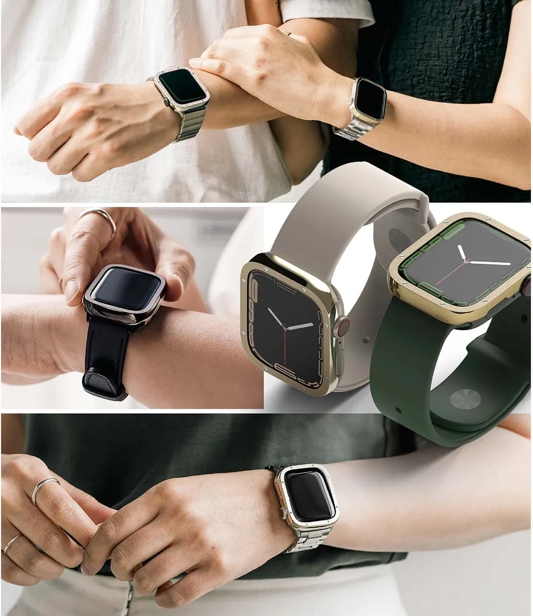 Ringke Bezel Styling Apple Watch 41mm - Goud - afbeelding 6 van 6