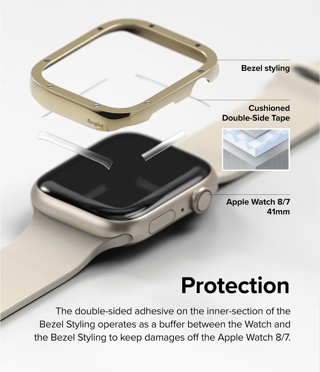 Ringke Bezel Styling Apple Watch 41mm - Goud