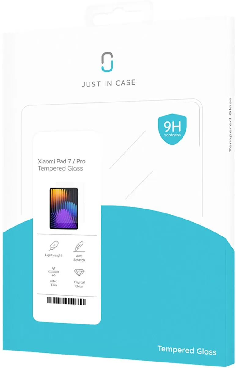 Just in Case Cazy TXM2768SG0 Screenprotector - Xiaomi Pad 7/7/8 - Transparant