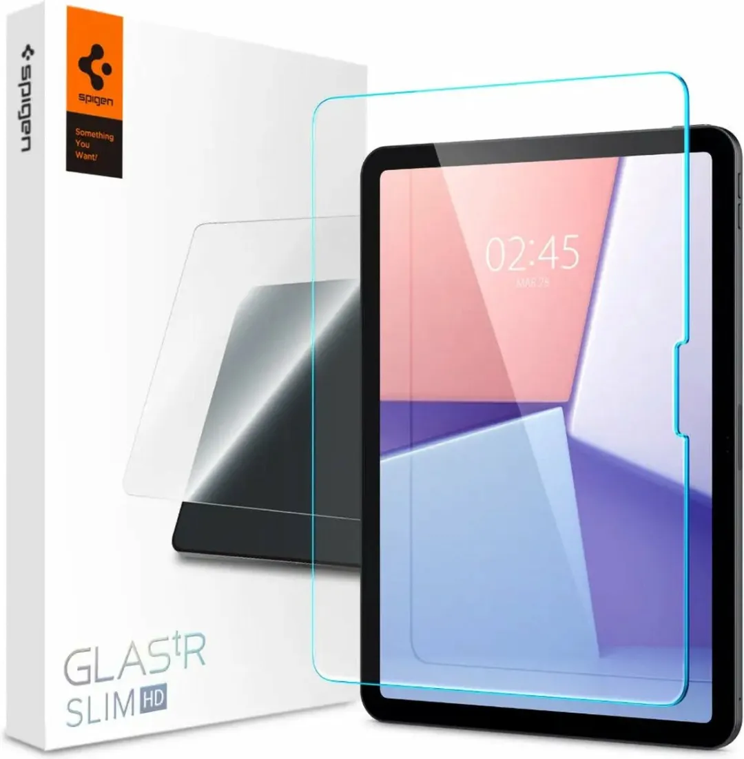 Spigen AGL07802 Glas Screenprotector iPad Air 13 (2024) - 9H - Transparant - afbeelding 6 van 6