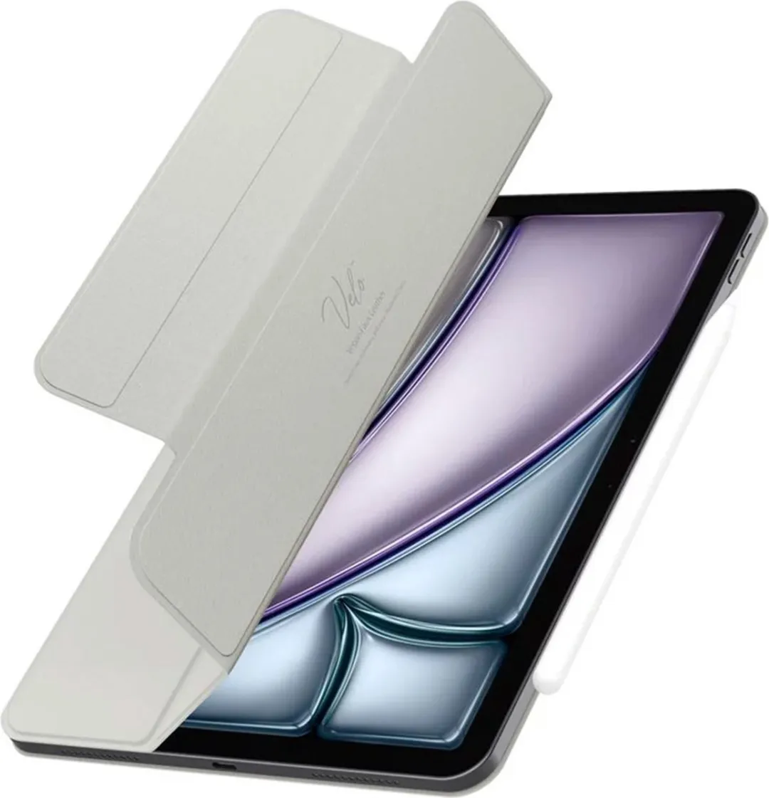 Spigen Air Skin Folio OneTap ACS08492 - iPad Air 13" Grijs