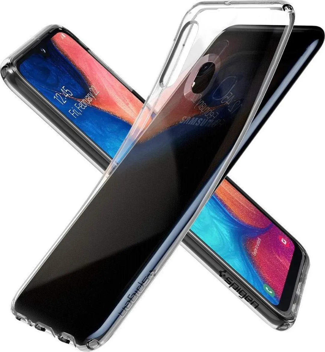 Spigen Liquid Crystal Hoesje A20E - Zwart - 8809671012570
