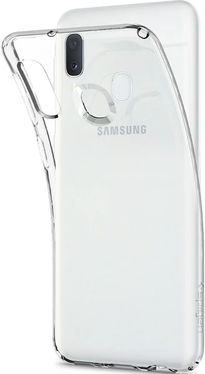 Spigen Liquid Crystal Hoesje A20E - Zwart - 8809671012570 - afbeelding 6 van 6