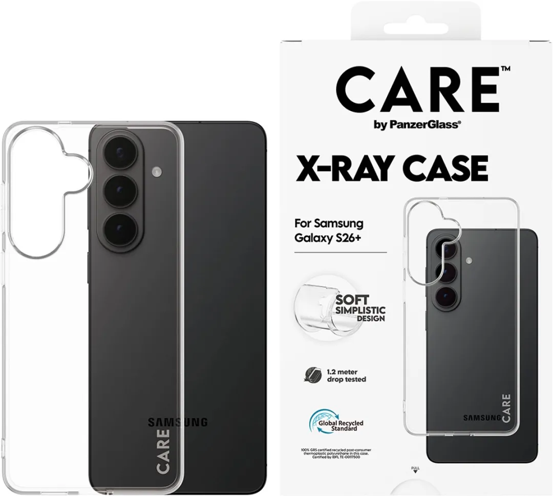PanzerGlass CARE X-Ray Case Samsung Galaxy S26+ Hoes - Transparant