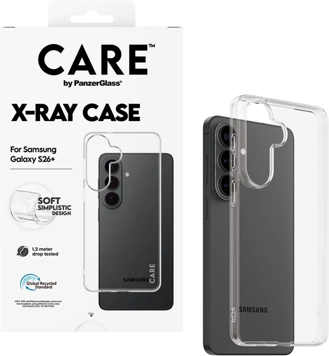 PanzerGlass CARE X-Ray Case Samsung Galaxy S26+ Hoes - Transparant