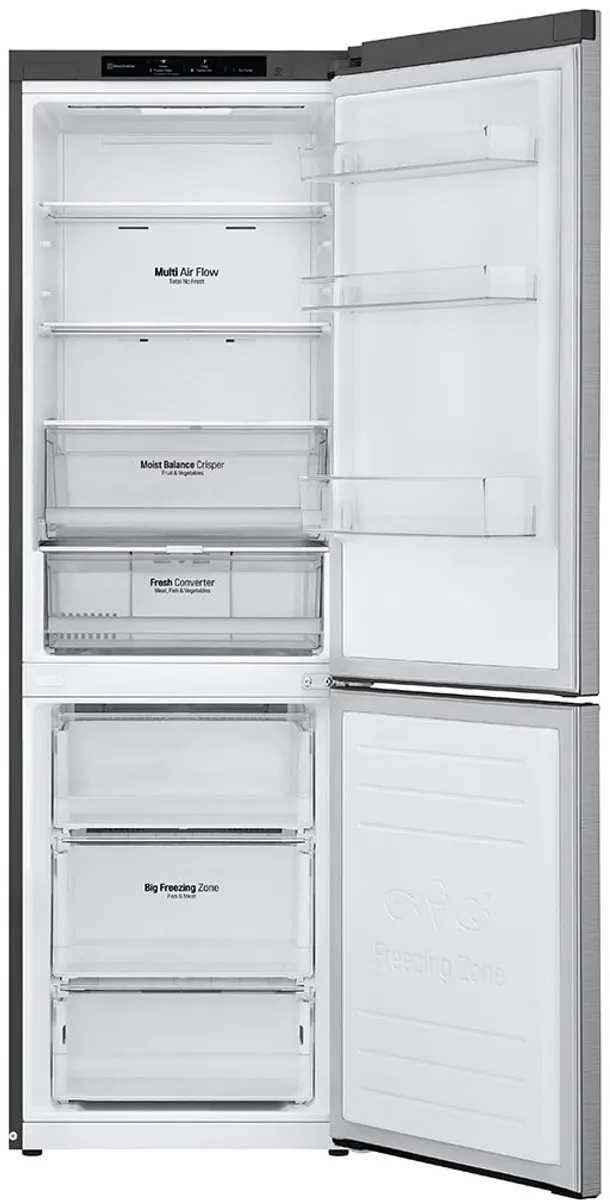 LG GBB61PZGCN1 Koel-Vriescombinatie 341L - 4 Plateaus - afbeelding 6 van 6