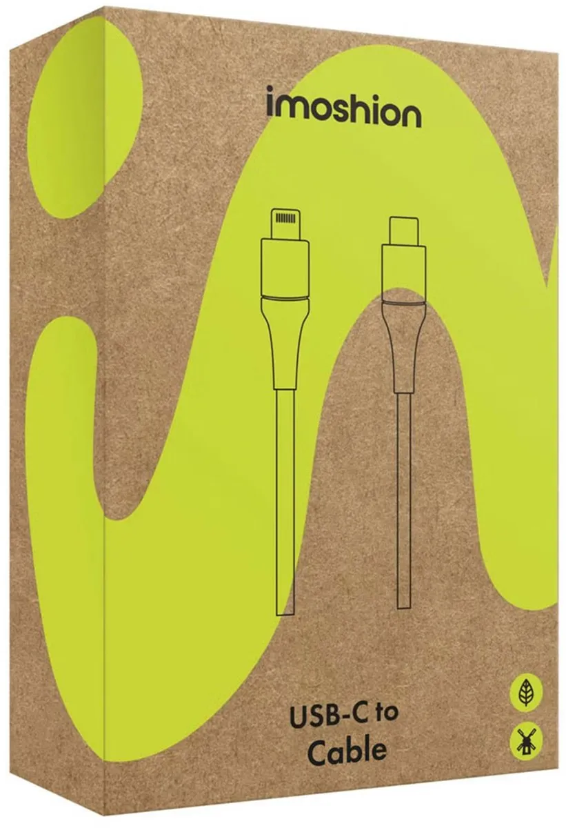 imoshion Lightning naar USB-C Kabel SH00065787 - 2m - Lila