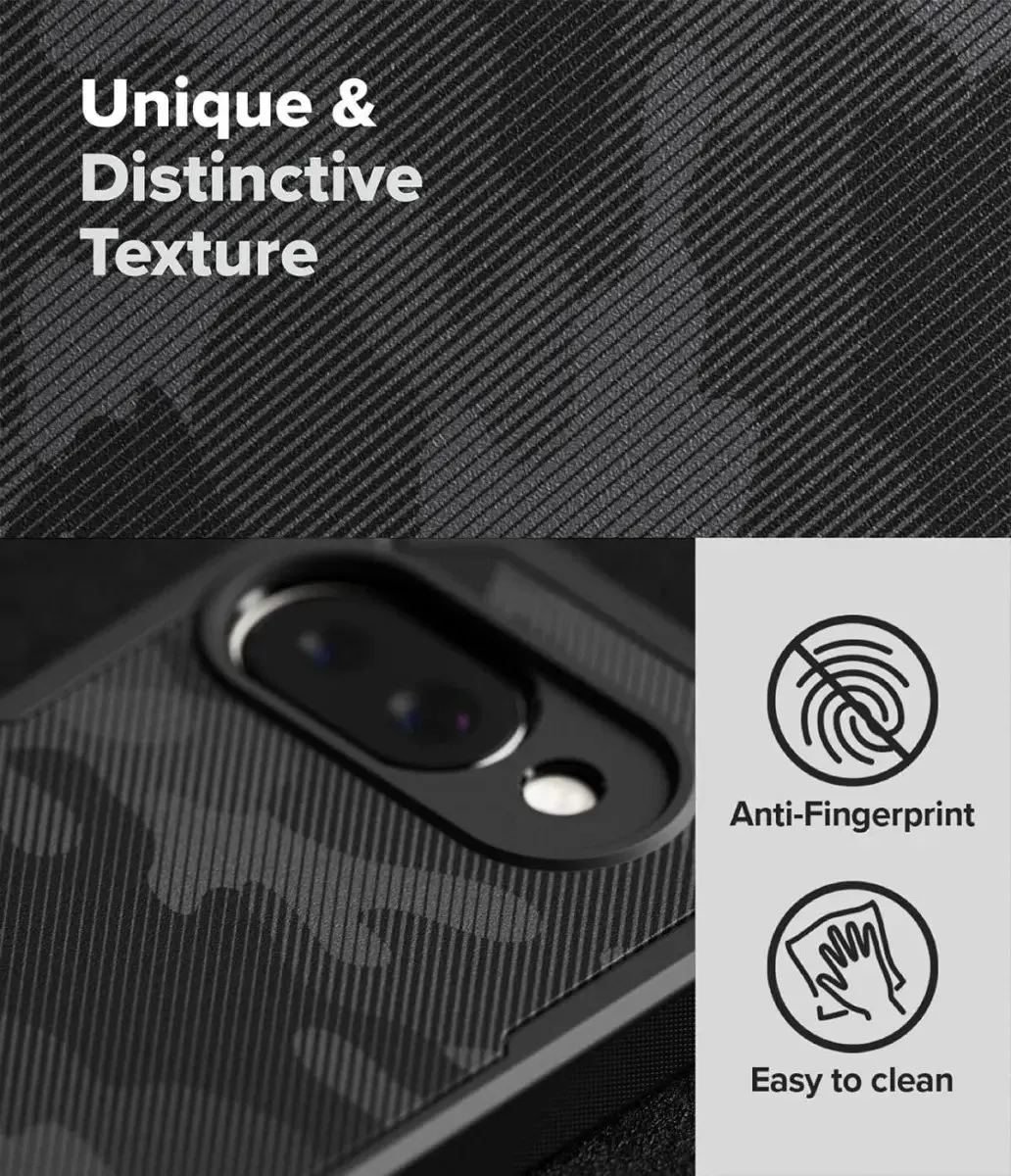 Ringke Rugged Gear Hoesje Pixel 9a - Camo Zwart - afbeelding 6 van 6