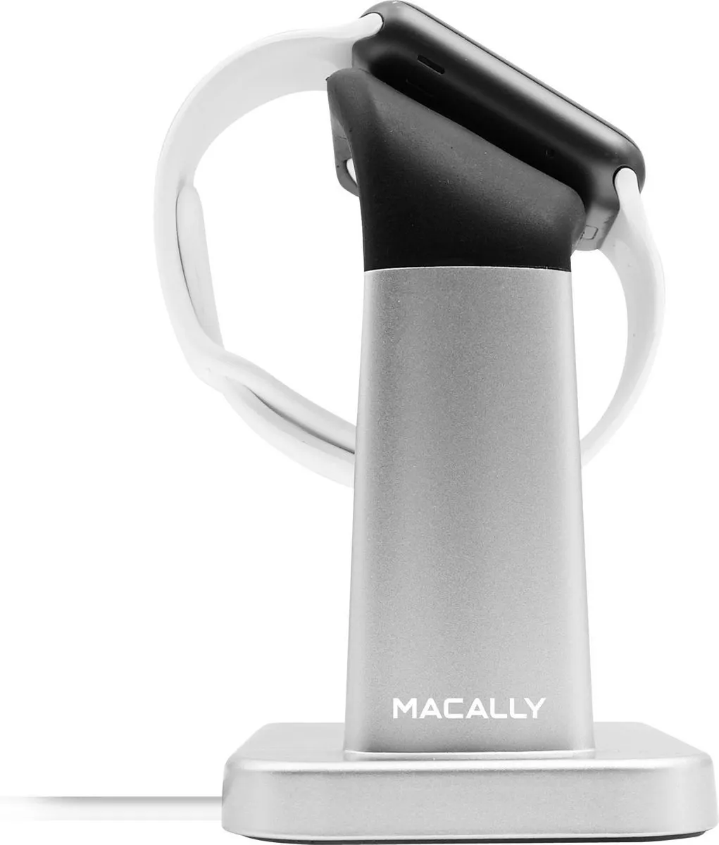 Macally MWATCHSTAND Apple Watch Stand - Zilver